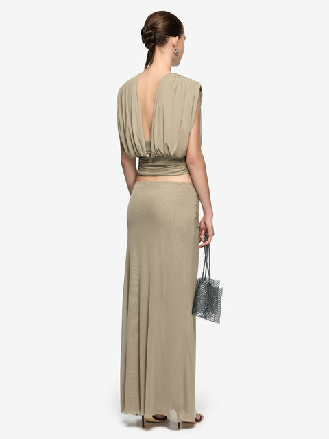 ORIA TOP - LIGHT TAUPE