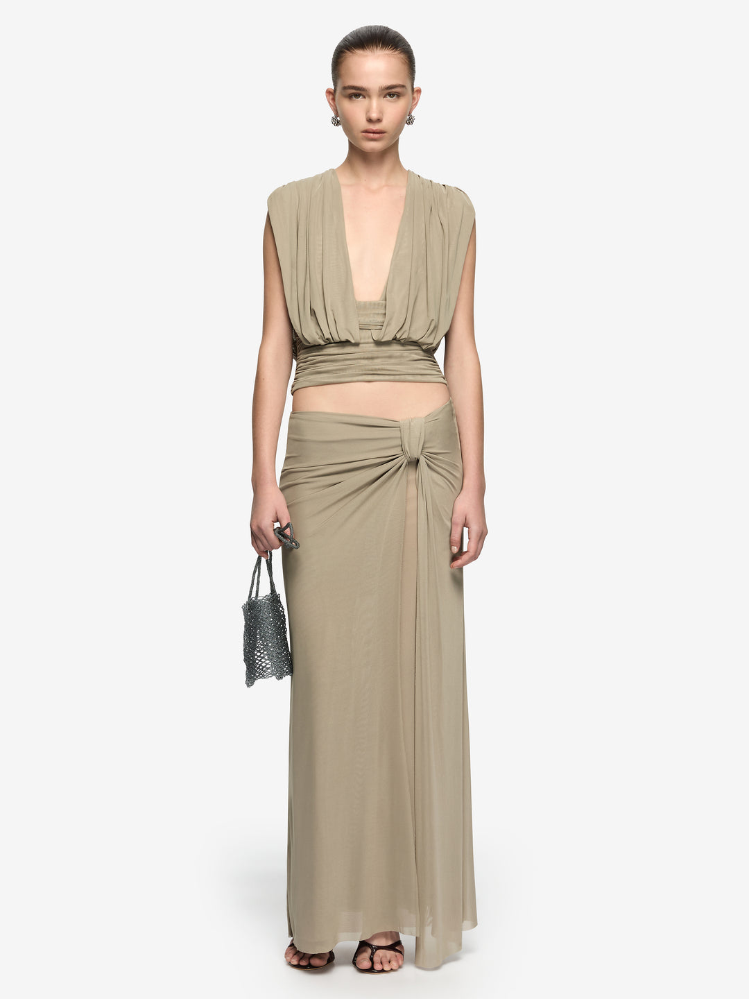 ORIA TOP - LIGHT TAUPE