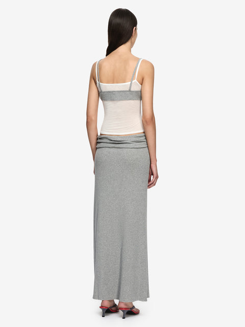 COAST LAYERED SINGLET - GREY/IVORY