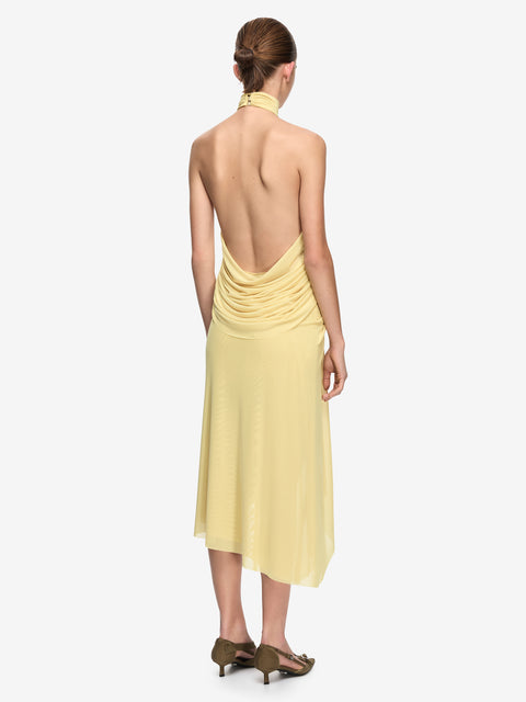 ORIA MIDI SKIRT - CITRON