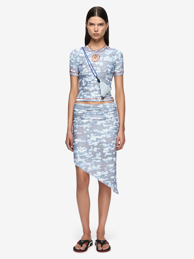 SACHIE MIDI SKIRT - WATER REFLECTION
