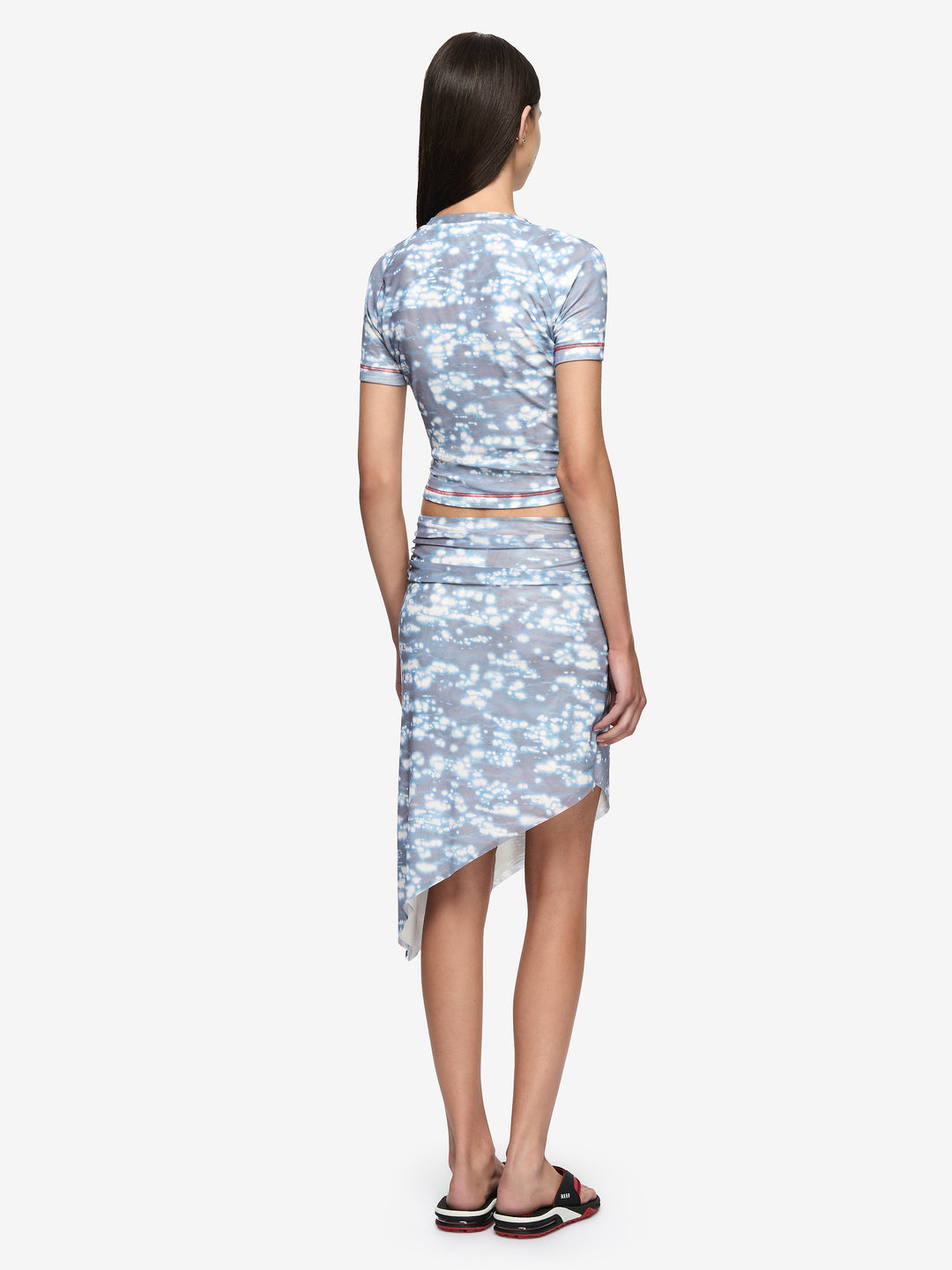 SACHIE MIDI SKIRT - WATER REFLECTION