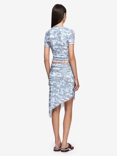SACHIE MIDI SKIRT - WATER REFLECTION
