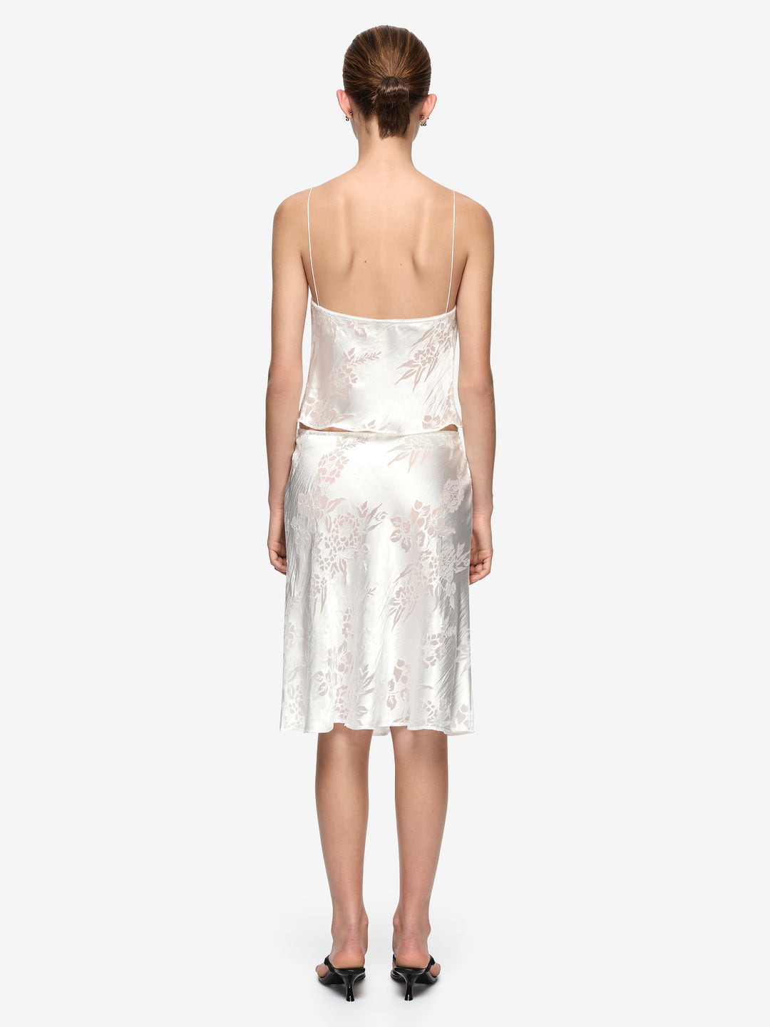 KAIDA MIDI SKIRT - WHITE