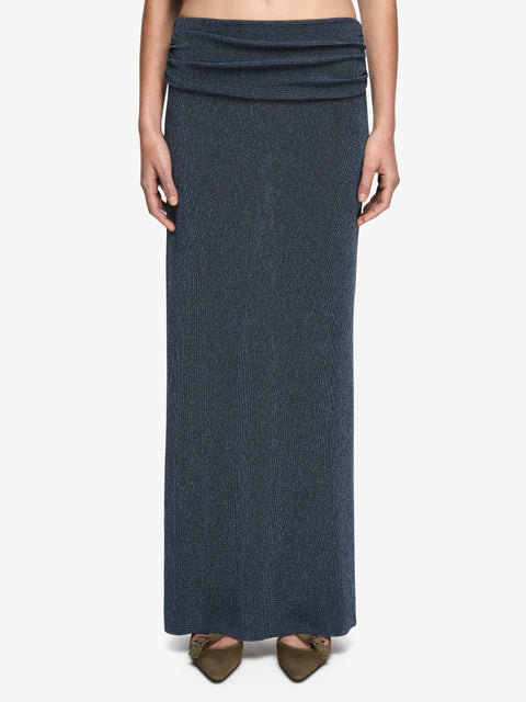 DRIFT MAXI SKIRT - DENIM MARLE