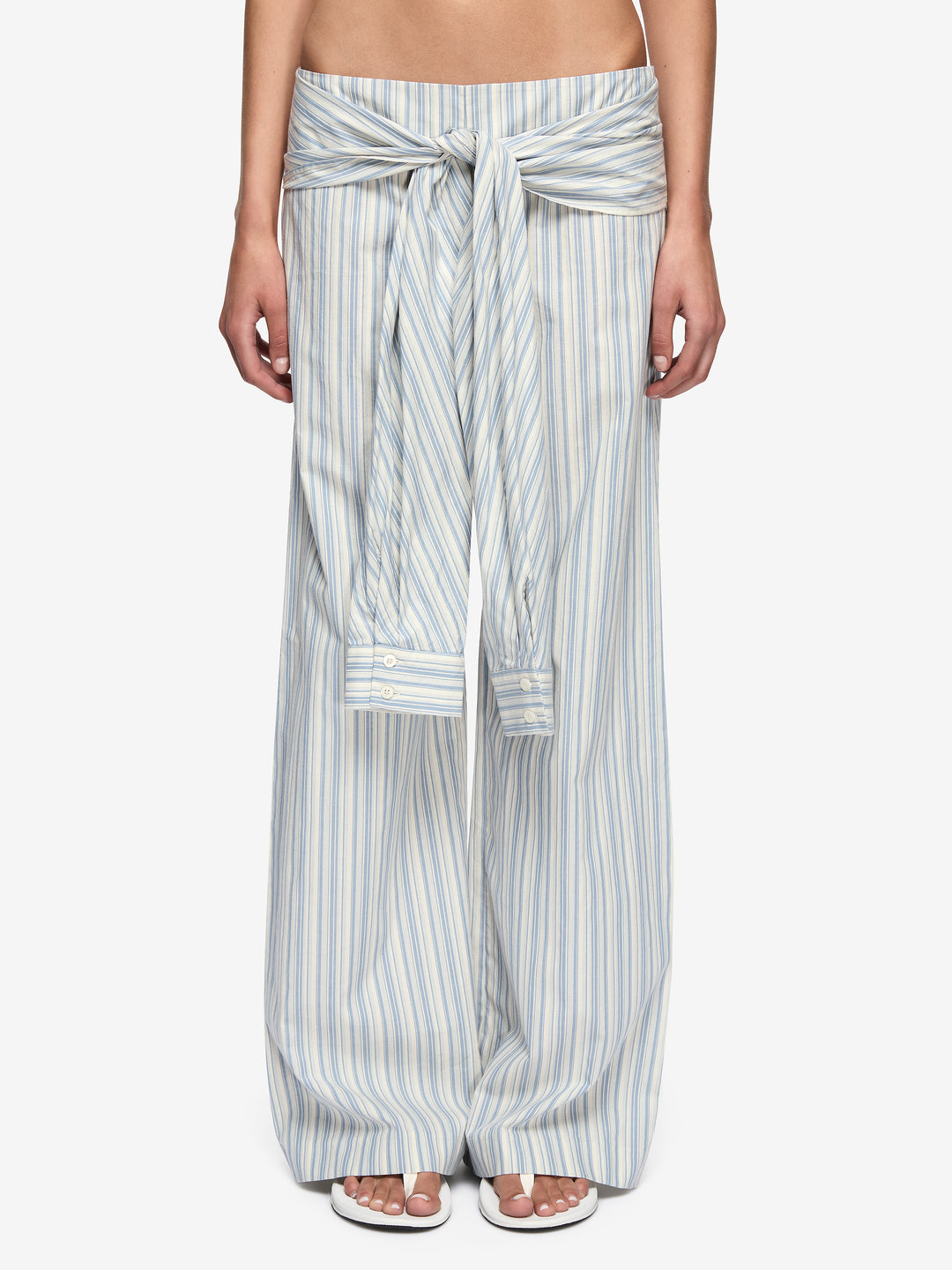 BAY PANT - BLUE/IVORY STRIPE