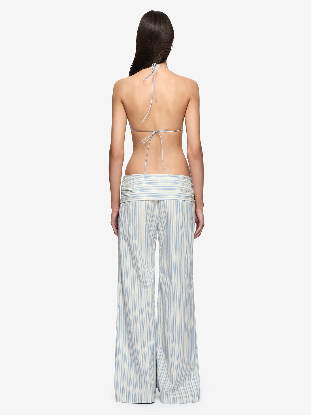 BAY PANT - BLUE/IVORY STRIPE