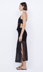 BREEZE MAXI SKIRT - BLACK