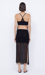 BREEZE MAXI SKIRT - BLACK