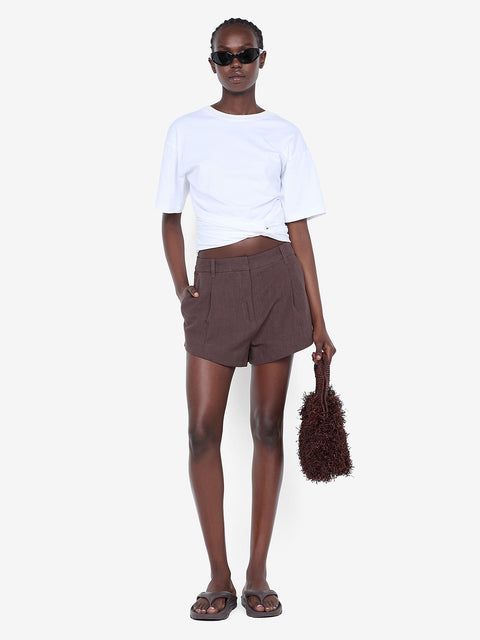 VINNIE SHORT - DARK CHOCOLATE