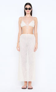 EDITH MAXI SKIRT - BUTTERCREAM