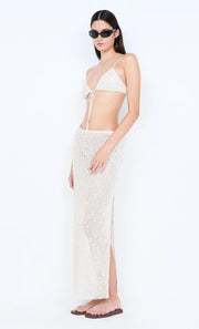 EDITH MAXI SKIRT - BUTTERCREAM