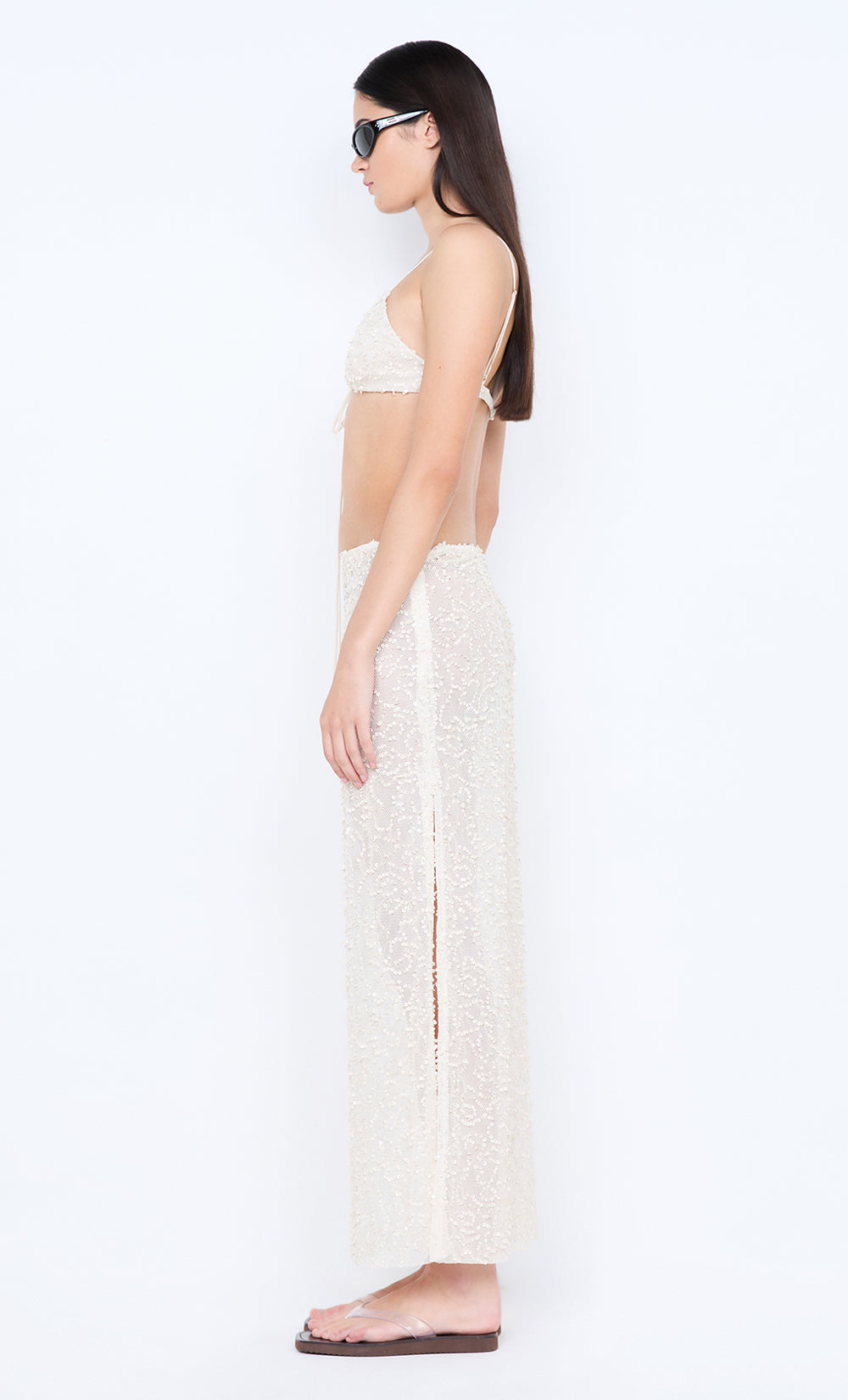 EDITH MAXI SKIRT - BUTTERCREAM