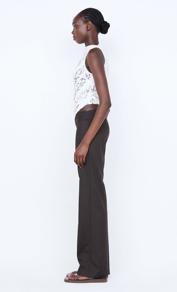 HENRIETTA ASYM TOP - WHITE