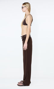 LUCIE PANT - DARK CHOCOLATE