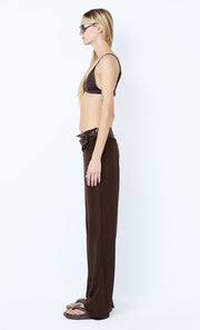 LUCIE PANT - DARK CHOCOLATE
