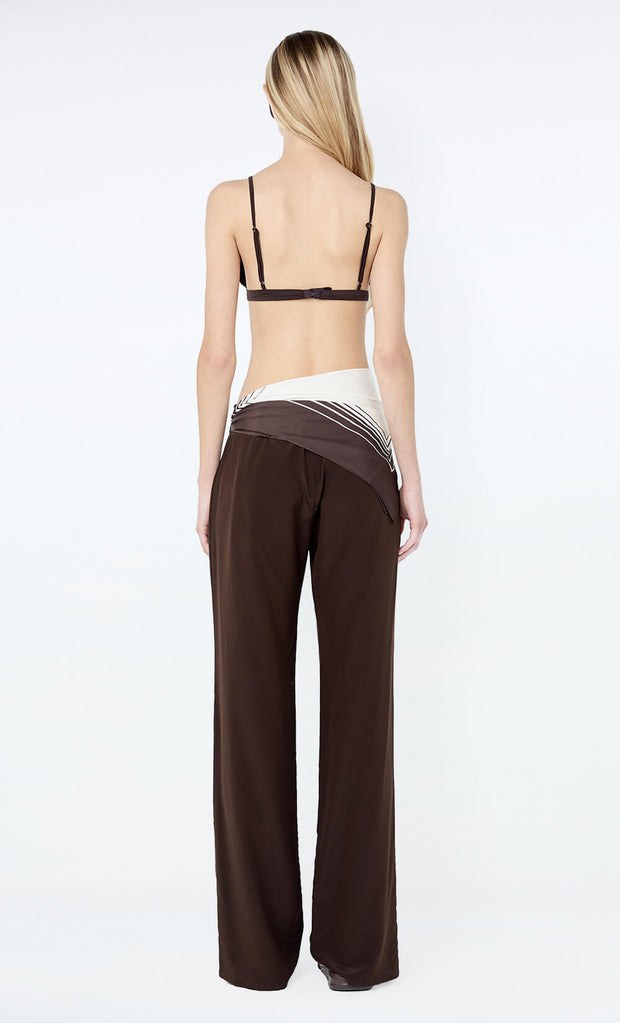 LUCIE PANT - DARK CHOCOLATE