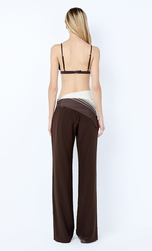LUCIE PANT - DARK CHOCOLATE