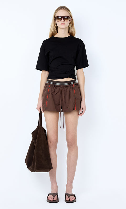 JERRI SHORT - CHOC/RUST