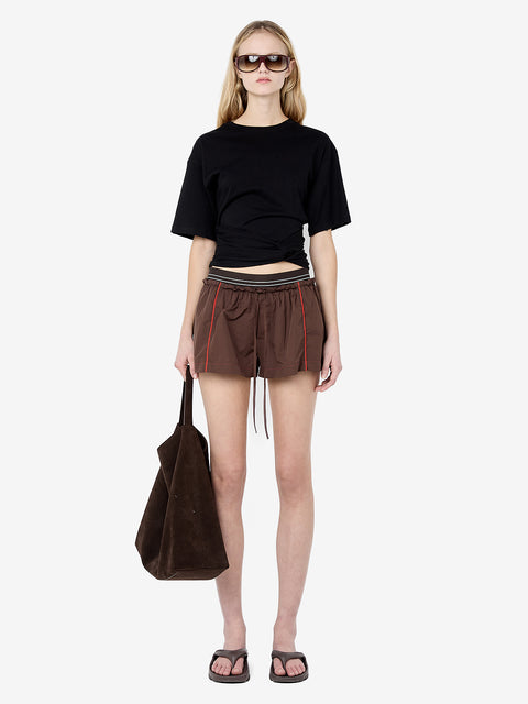 JERRI SHORT - CHOC/RUST