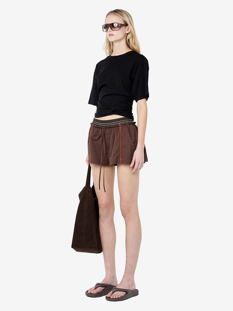 JERRI SHORT - CHOC/RUST