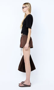 JERRI SHORT - CHOC/RUST