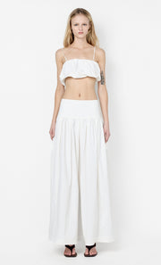 DOMENIC CROPPED BUBBLE TOP - IVORY