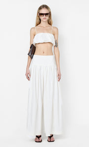 DOMENIC CROPPED BUBBLE TOP - IVORY