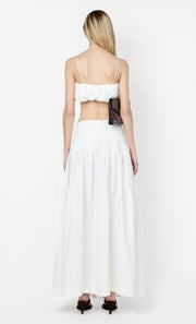 DOMENIC CROPPED BUBBLE TOP - IVORY