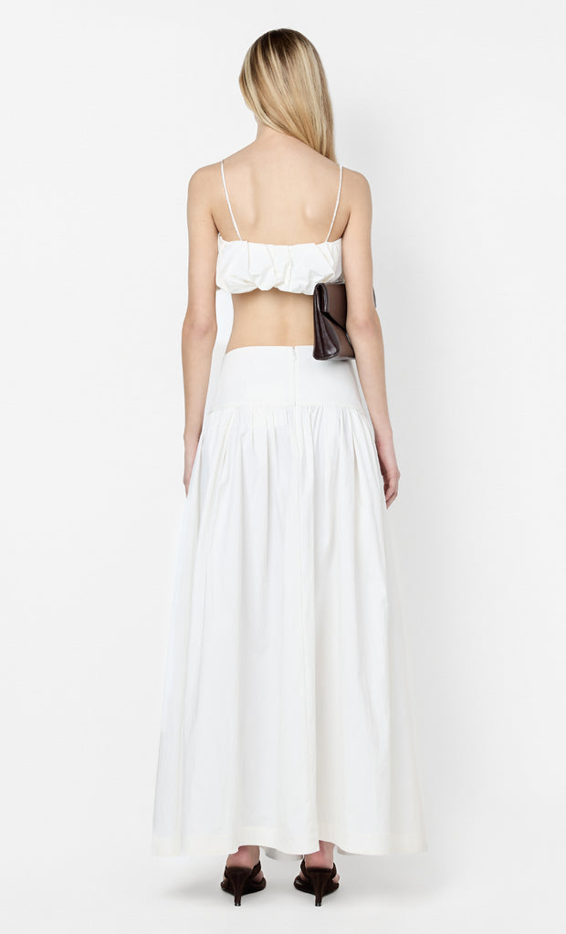 DOMENIC CROPPED BUBBLE TOP - IVORY