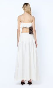 DOMENIC CROPPED BUBBLE TOP - IVORY