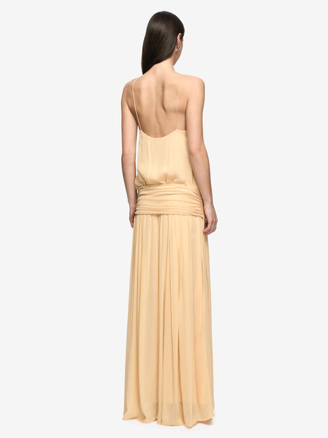CAMILLE BLOUSON DRESS - SHERBET