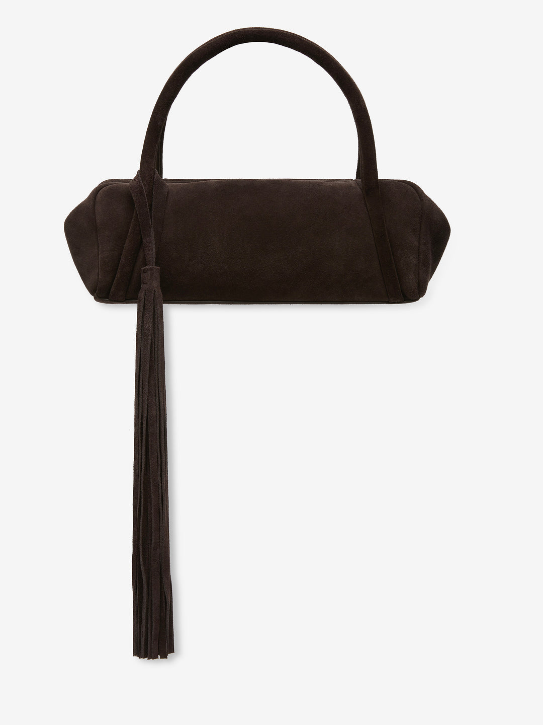 DEVIN BAGUETTE BAG - CHOC SUEDE