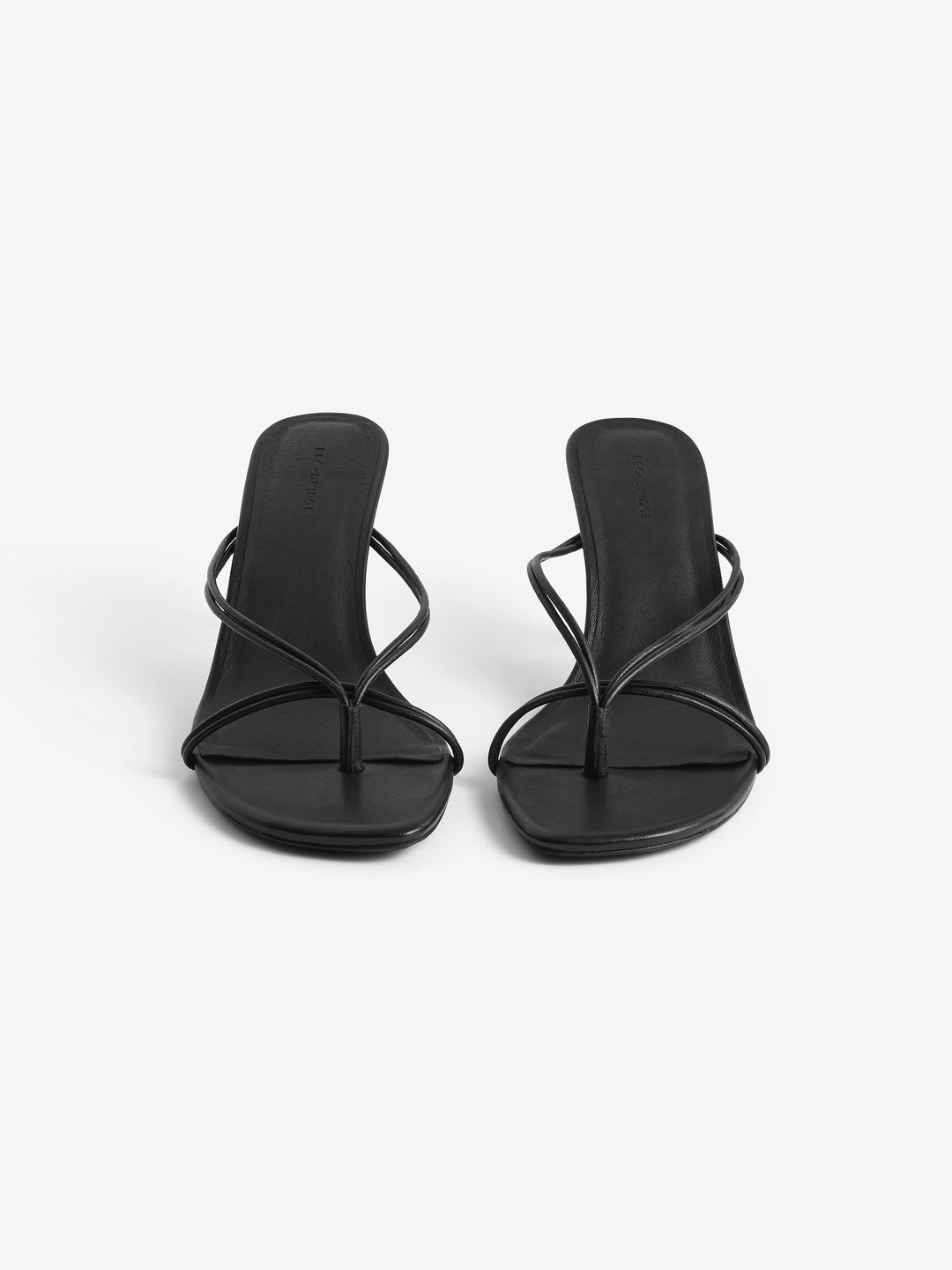 NATALIE THONG HEEL - BLACK