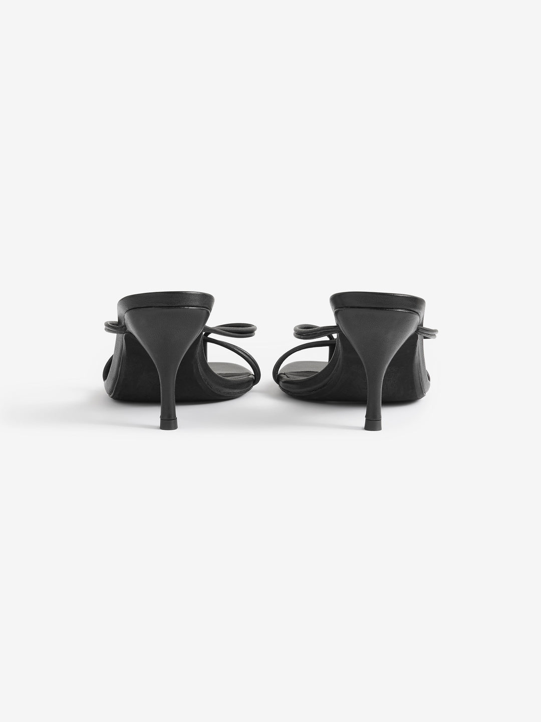NATALIE THONG HEEL - BLACK
