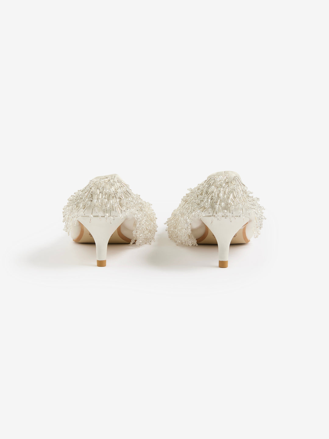 DIANA BEADED MULE - IVORY
