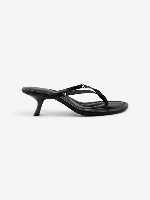 SUMI KITTEN HEEL - BLACK