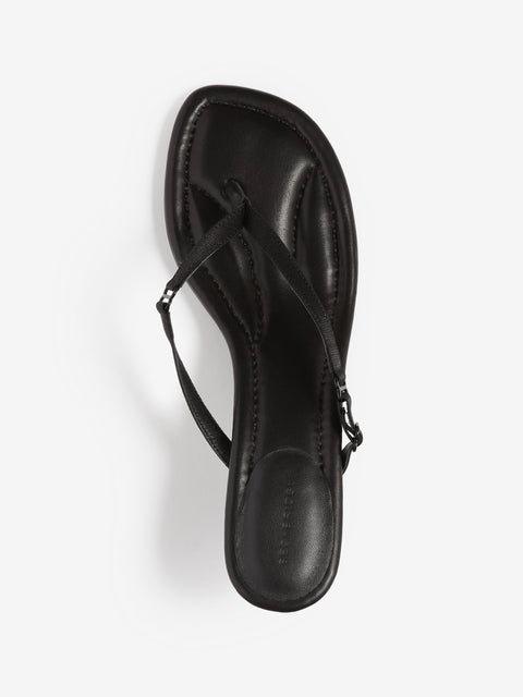 SUMI KITTEN HEEL - BLACK