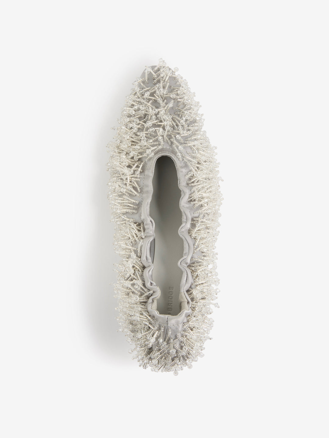 DIANA BEADED MULE - SILVER