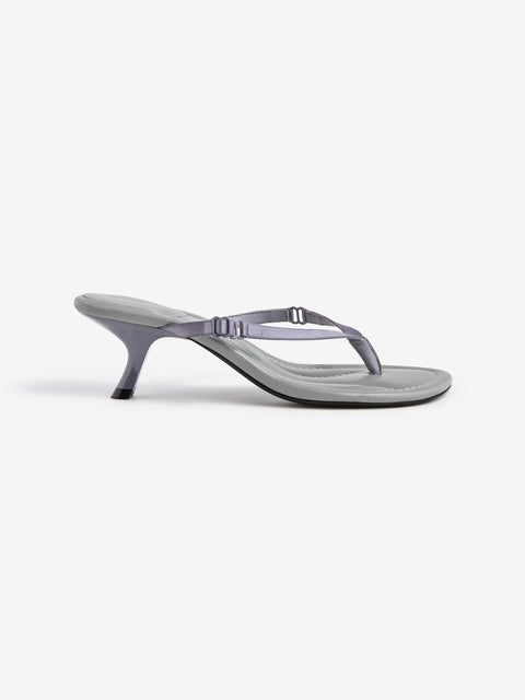 SUMI KITTEN HEEL - CHARCOAL/GREY