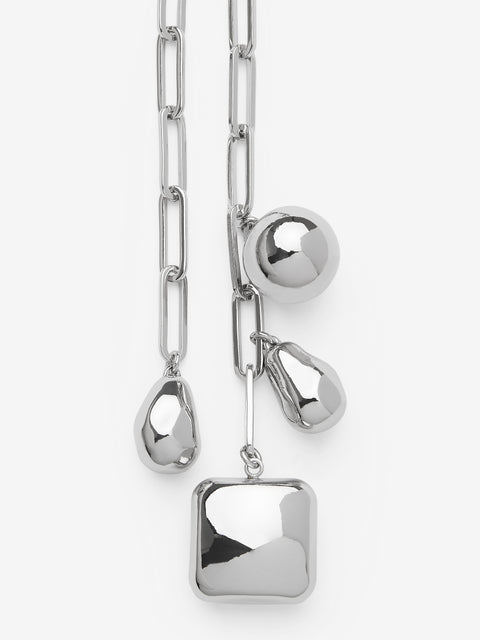 JULIA CHAIN BELT - SILVER
