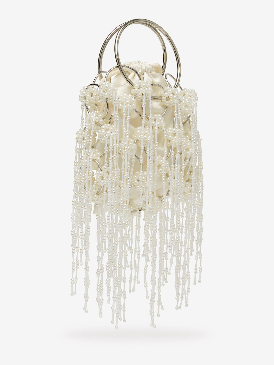 RIO BEAD BAG - PEARL/CHROME
