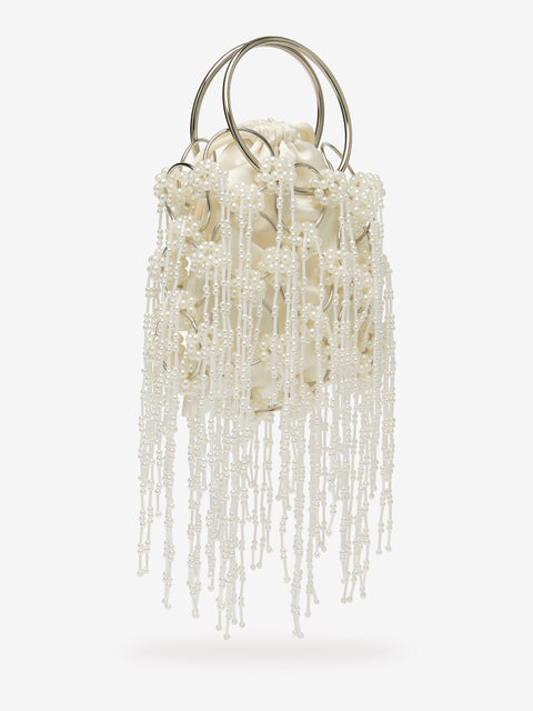 RIO BEAD BAG - PEARL/CHROME
