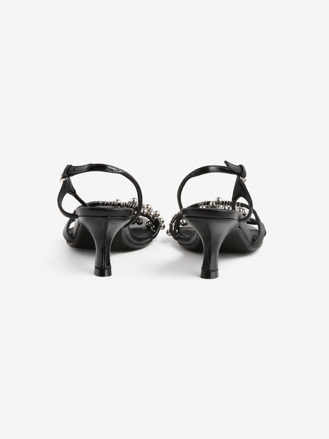 SPHERE HEELS - BLACK