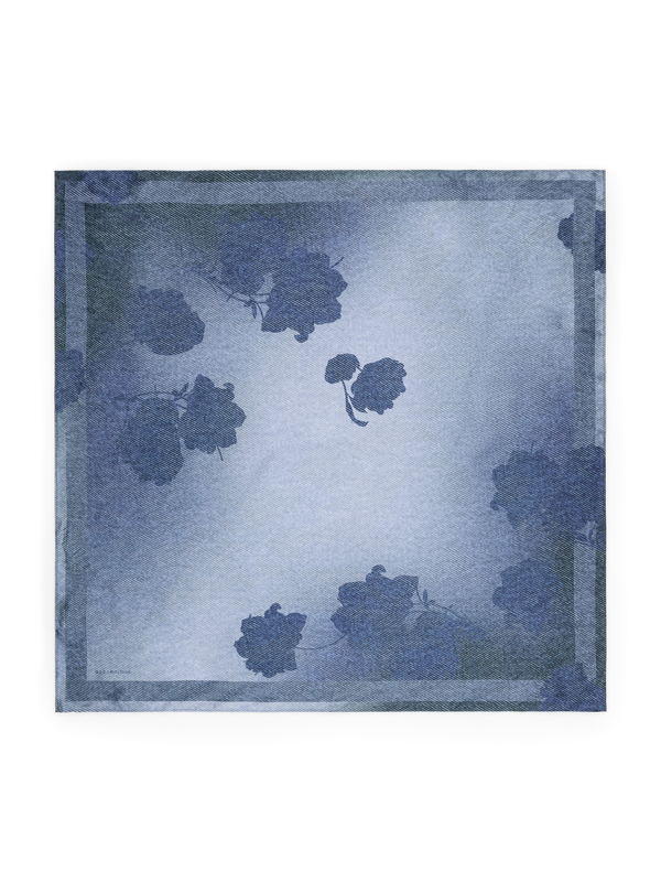 MUSA SCARF - DENIM FLORAL