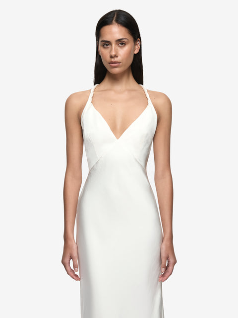 DAKOTA V MAXI DRESS - CREAM