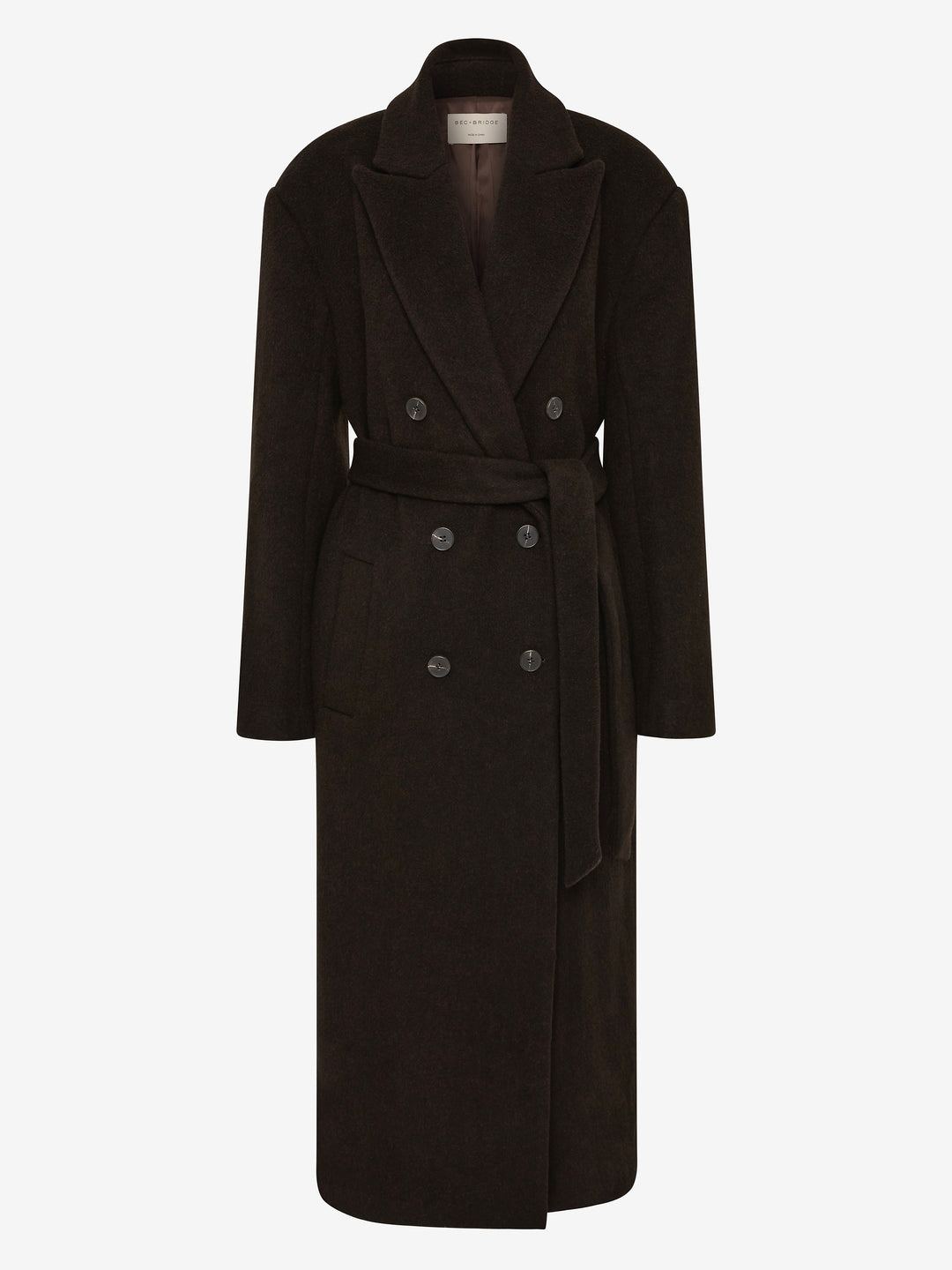 RUTHE COAT - DARK CHOCOLATE