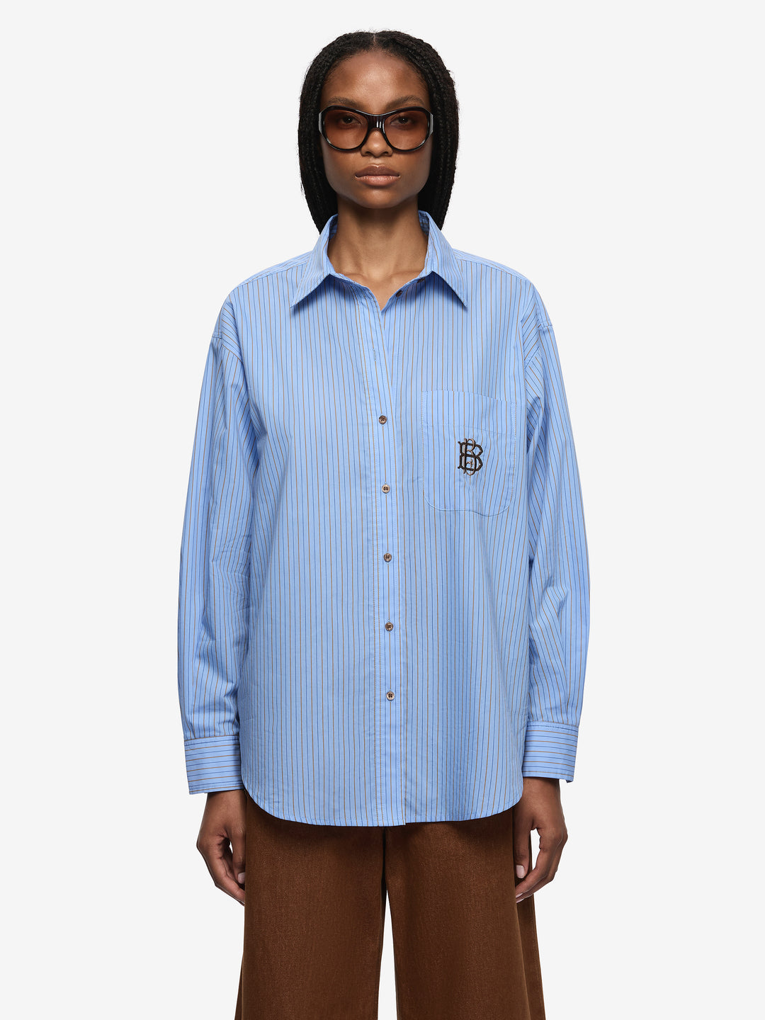 LINUS SHIRT - CHAMBRAY BLUE STRIPE