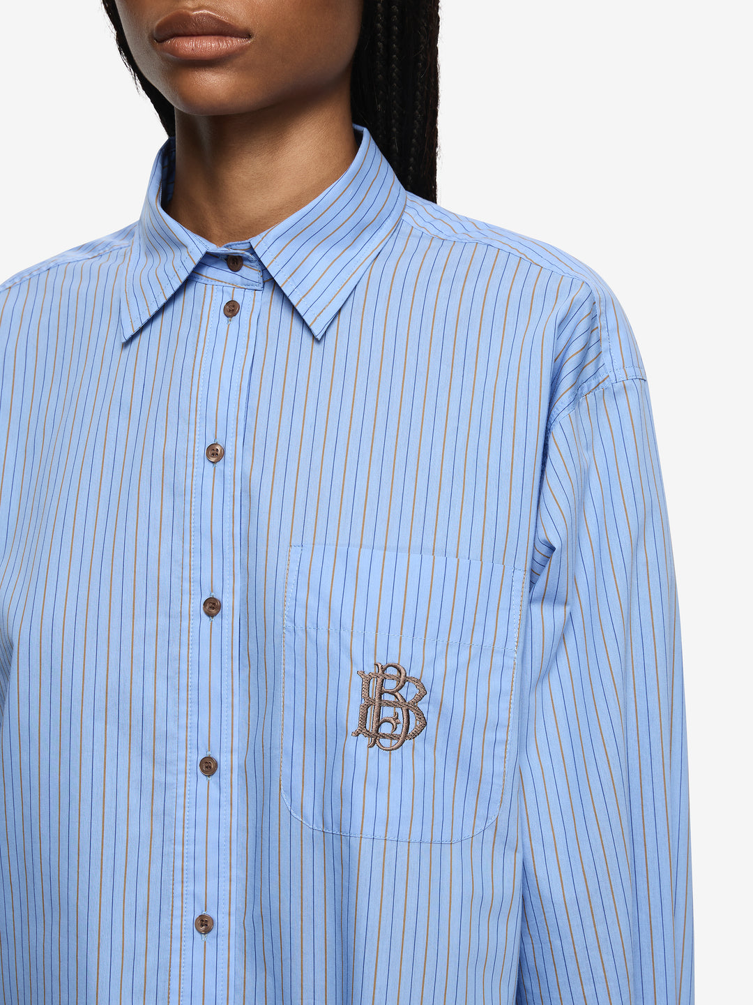 LINUS SHIRT - CHAMBRAY BLUE STRIPE