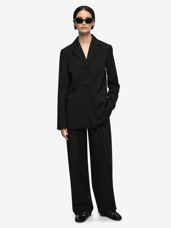 MARCELLI PANT - BLACK/WHITE STRIPE